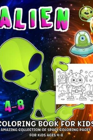 Cover of Space And Aliens Coloring Book