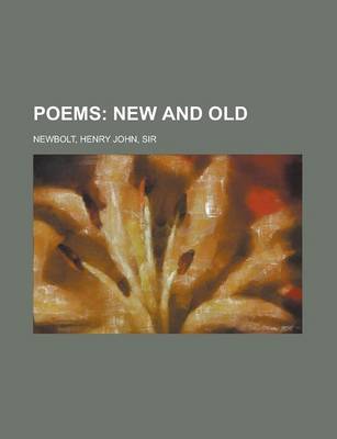 Book cover for Poems; New and Old