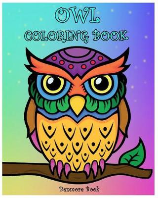 Book cover for Owl Coloring Book