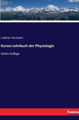 Cover of Kurzes Lehrbuch der Physiologie