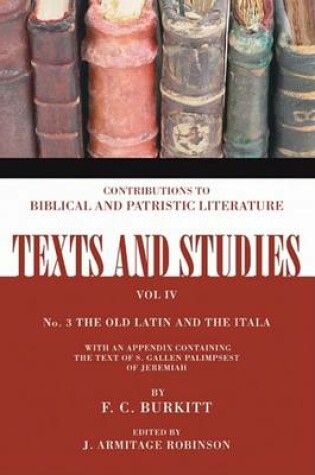 Cover of The Old Latin and the Itala