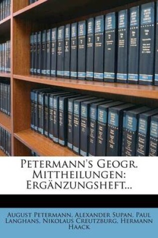 Cover of Petermann's Geogr. Mittheilungen