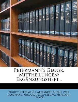 Book cover for Petermann's Geogr. Mittheilungen