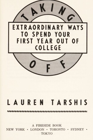 Cover of Taking off