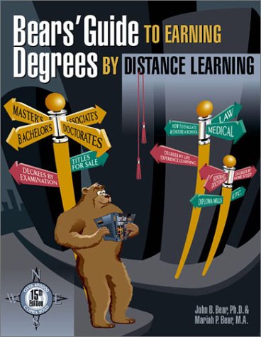 Book cover for Bears' Guide to Earning Degrees by Distance Learning