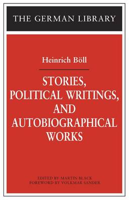 Book cover for Stories, Political Writings and Autobiographical Works