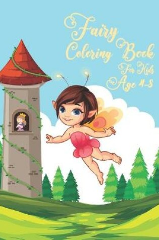 Cover of Fairy coloring books for kids age 4-8