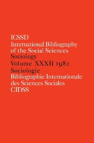 Cover of IBSS: Sociology: 1982 Vol 32