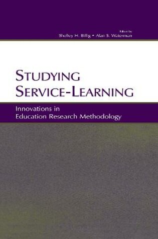 Cover of Studying Service-Learning