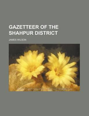 Book cover for Gazetteer of the Shahpur District