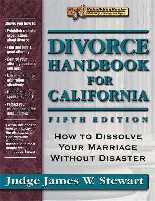 Book cover for Divorce Handbook for California, 5th Edition