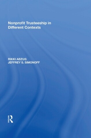 Cover of Nonprofit Trusteeship in Different Contexts