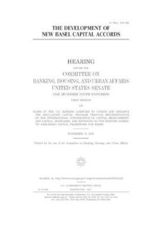 Cover of The development of new Basel Capital Accords