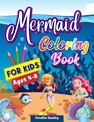 Book cover for Magical World of Mermaid - Coloring Book for Kids