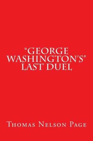 Cover of "George Washington's" Last Duel