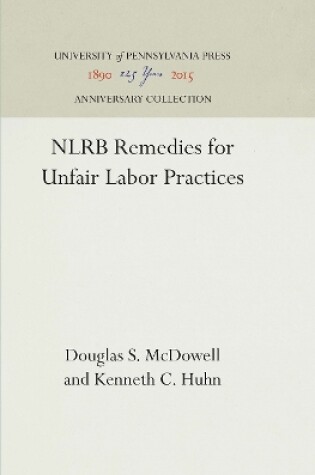 Cover of NLRB Remedies for Unfair Labor Practices