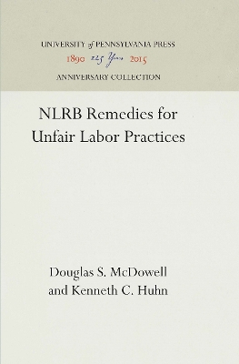 Cover of NLRB Remedies for Unfair Labor Practices