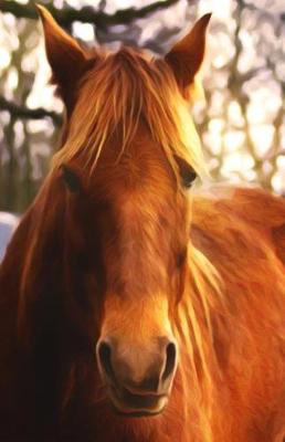 Book cover for Journal Notebook For Horse Lovers - Chestnut Beauty