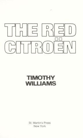 Book cover for The Red Citroen