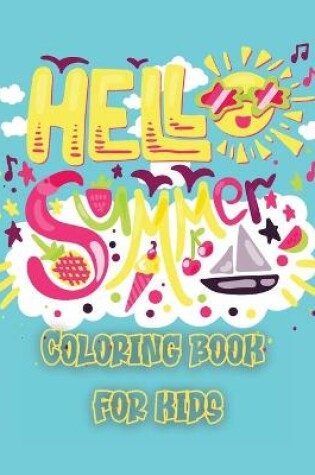 Cover of Hello Summer Coloring book for kids