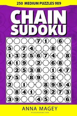 Book cover for 250 Medium Chain Sudoku Puzzles 9x9