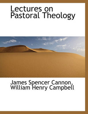 Book cover for Lectures on Pastoral Theology