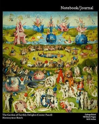 Book cover for Notebook/Journal - The Garden of Earthly Delights (Center Panel) - Hieronymus Bosch