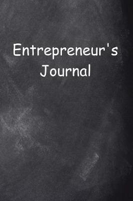 Cover of Entrepreneur's Journal Chalkboard Design