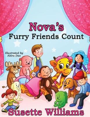 Book cover for Nova's Furry Friends Count