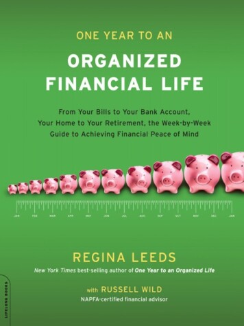 Book cover for One Year to an Organized Financial Life
