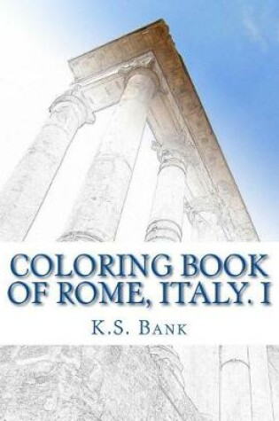 Cover of Coloring Book of Rome, Italy. I