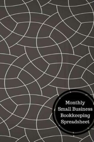 Cover of Monthly Small Business Bookkeeping Spreadsheet