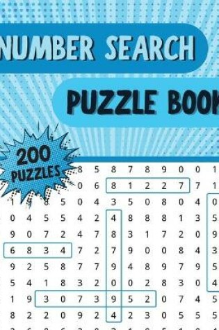 Cover of Number Seach Puzzle Book