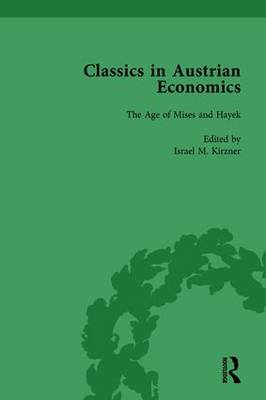 Book cover for Classics in Austrian Economics, Volume 3