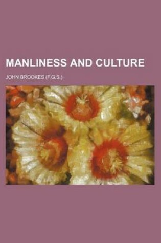 Cover of Manliness and Culture