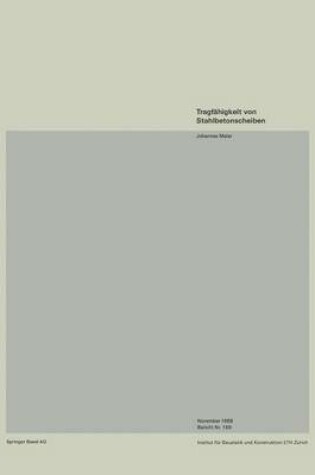 Cover of Tragfähigkeit von Stahlbetonscheiben