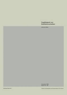 Book cover for Tragfähigkeit von Stahlbetonscheiben