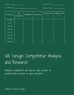 Cover of UX Design Competitive Analysis and Research