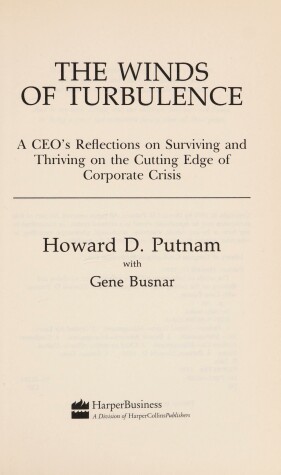 Book cover for The Winds of Turbulence