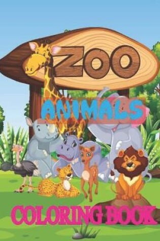 Cover of Zoo Animals Coloring Book