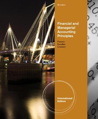 Book cover for Financial and Managerial Accounting Principles, International Edition