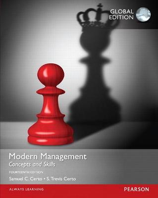 Book cover for Modern Management: Concepts and Skills with MyManagementLab, Global Edition