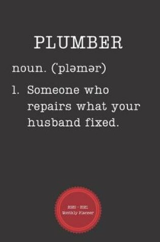 Cover of Plumber 2020 - 2021 Monthly Planner