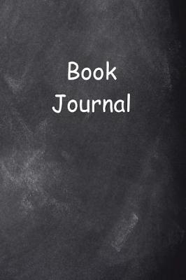 Cover of Book Journal Chalkboard Design