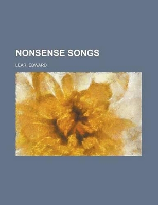 Book cover for Nonsense Songs