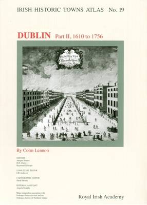 Book cover for Dublin, part II, 1610 to 1756