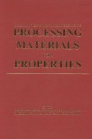 Cover of Processing Materials for Properties