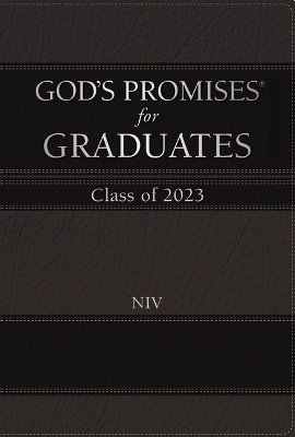 Book cover for God's Promises for Graduates: Class of 2023 - Black NIV