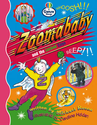 Book cover for Zoomababy and the Locked Cage Genre Competent stage Comics Book 3