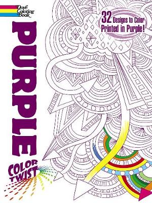 Cover of COLORTWIST -- Purple Coloring Book